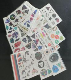 Retail 20Pcs 73cm132cm Mix Different Types Design Waterproof tattoo stickers Temporary Tattoos Fashion For Body Hand6525320