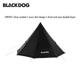 Tents and Shelters Black Dog Waterproof Camping Tent Hot House Shelter Season 4 Lightweight Folding Tips for Home Activities Ice Fishing ProfessionalsQ240511