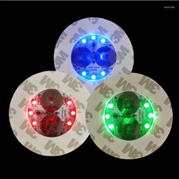 Party Decoration LED Luminous Coasters Bar Holiday Wedding Waterproof Atmosphere Decorative Wine Glass And Bottle Paste Coloured Lights