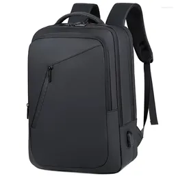 Backpack Korean Version Of The Simple Fashion Business Men's Laptop Bag Outdoor Travel Large Capacity Student