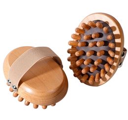 Air cushion meridian comb Wooden head massage comb full body patter paddle comb home massager tools