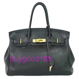 AAbirdkin Delicate Luxury Designer Totes Bag 30 Leather Handbag Black Gold Women's Handbag Crossbody Bag