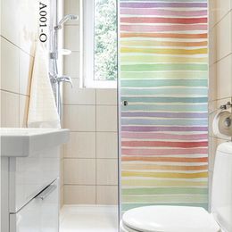 Window Stickers Frosted Glass Sticker Transparent Opaque Toilet Anti-aliasing Bathroom Film Anti-peeping Paper 30-90CM