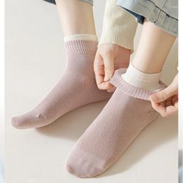 Women Socks Spring Summer Low Cut Ankle Striped Cotton Short Non-slip Mesh Sports Ladies Wholesale