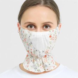 Cycling Caps Sun Protection Sunscreen Mask Fashion Cotton Cloth Thin Face Cover Breathable UV Bike