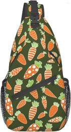 Backpack Carrot Sling Bag For Women Men Multipurpose Crossbody Shoulder Bags Casual Outdoor Travel Hiking Climbing Chest