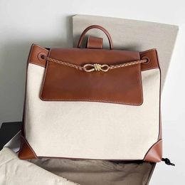 Designer Bag Buckle Andiamo Canvas Woven Women's Portable Single Shoulder Crossbody Official Document Tote Bag with box