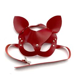 Cosplay Leather Open Eye Eyepatch Fox Mask Adults BDSM Games Bondage Restraints Vizor For Masquerade Ball Carnival Party Sex Toy 45815751