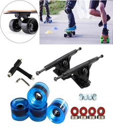Skateboarding Skateboard Trucks Hanger Replacement 7 Inch ABEC11 Bearing Parts Wheels Roller Repair Tools5188177