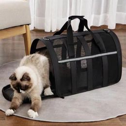 Cat Carriers Carry Items Handbags Portable Breathable Travel BackPack Pet Transport Bag Puppy Kitten Bags Supplies Zipper Design