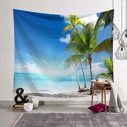 Tapestries Tapestry wall hanging plant unique home decoration beach blanket polyester forest style decorative tapestry