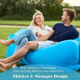 Party Supplies Air Couch Inflatable Lounger For Beach Chair Camping Lounge Chairs WithTravel Bag Proof Hiking Outdoor & Backyard