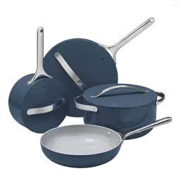 Cookware Sets Caraway Home Non-Stick Ceramic Navy Set Of 12