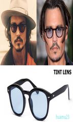 JackJad New Fashion Johnny Depp Lemtosh Style Round Sunglasses Tint Ocean Lens Brand Design Party Show Sun Glasses Oculos6714767