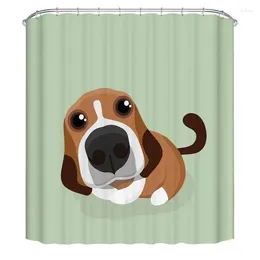 Shower Curtains Cute Bathtub Curtain Waterproof Funny Animal Kids Colorful Lovely Bathroom