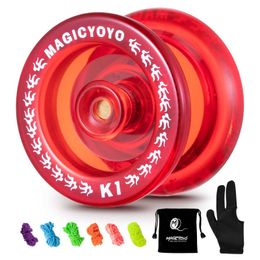 Yoyo MAGICYOYO K1 Plus professional responsive yoyo suitable for beginners and children durable plastic yoyo with 5 yoyo strings yoyo gloves and bag