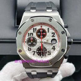 AaPi Designer Luxury Mechanics Wristwatch Original 1 to 1 Watches New Royal White Plate Black Ring Mens Watch
