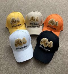 brand palms severed bear letter embroidered hat baseball cap Korean sunshade duck tongue cap7144954