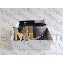 Fashion 2024 New Luxury Top Designer Belt Fashion Mcmc Bag Belts Genuine Leather Belt Bag Women Mens Belt Letter Mcmc Belt Double Big Gold Silver Classical 374
