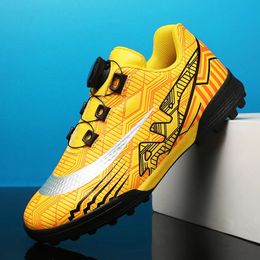 Kids Unisex Football Shoes Soccer Shoes Cleats Non Slip Training Shoes Cleats Outdoor Sport Grass High-quality TF Training Shoes 240430