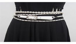 Designers Metal Waist Chain Belts Classic Pearl Long Tassel For Woman Suitable Jeans Suit Dress Waist Chains Luxurys Brand Belts G1665916