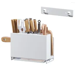 Kitchen Storage Integrated Cutting Board Organiser Wall Mounted Hanger Hooks Pot Cover Stand Detachable Space-Saving Rack
