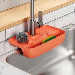 Kitchen Storage Sink Holder Hanging Drain Basket Soap Sponge Organiser Single Double Layer Bathroom Tools