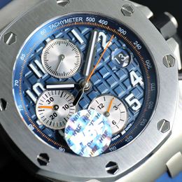 Designers HPF Alloy Factory The Mechanical AAAAA Movement Chronograph APS Ceramics Watch Automatic 26238 White APF Time Series 26400 Steel Men's 3F6c