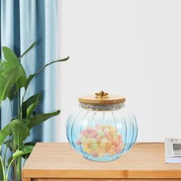 Storage Bottles Glass Jar Clear Food Small Go Containers Lids Snack Little Seal Candy Decorative