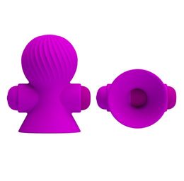 Pretty Love Vibrators Sex Toys for Women Vibrating Nipple Clamps 12 Frequency Nipple Vibrator Breast Massage Nipple Sucker D1811129651793