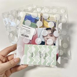 Gift Wrap 100Pcs Opp Plastic Bag Self Adhesive Transparent Bags Beads Jewellery Storage Packaging Kpop Small Card Holder