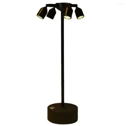 Table Lamps Cordless Lamp With Contact Base Built-in 2000mAh Battery Adjustable Brightness Function Multi Functional