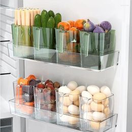 Storage Bottles Refrigerator Side Door Vegetable Fruit Box Large Capacity Kitchen Organizer With Handle Multifunctional Clutter