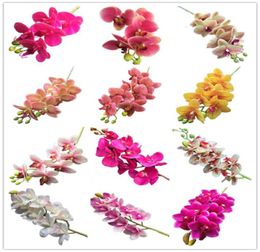 Orchids Simulation Real Touch Butterfly Orchid PU Cymbidium Artificial Flowers 14 Colours For Wedding Centrepieces Decoration9106970