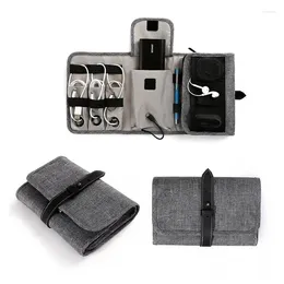 Storage Bags Portable Digital USB Gadget Organiser Charger Wires Cosmetic Zipper Pouch Kit Case Accessories Supplies