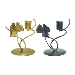 Candle Holders Candlelight Stand Leaf Holder Decorative For Wedding Table Decorations Living Room Bar Home Decoration