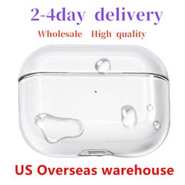 For Airpods pro 2 3 Max 2nd generation Earphones airpod Bluetooth Headphone Accessories Solid Silicone Cute Protective Cover Wireless Charging Shockproof Case