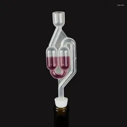 Disposable Cups Straws Water Seal Exhaust One Way Home Brew Wine Fermentation Sealed Plastic Cheque Valve Valves