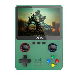 X6 портативная игра -консоль двойной Joysstick PSP Большой экранный консоль GBA Arcade Emulator HD Games