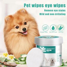 Cat Carriers 1 Box 130 Count Pet Dog Wet Wipes Eye/Ear Stain Cleaning Portable Towels Supplies