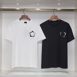 2024 designer t shirt of white black tshirts men women arrow logo print Street clothing oversize tshirt mans summer short sleeve mens pullov