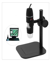 Whole Popular Practical Electronics USB 8 LED Digital Camera Microscope Endoscope Magnifier 50X1000X Magnification Measure1494209