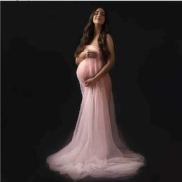 Maternity Dresses Sexy beaded maternity packaging dress for photo conversations sheer maternity shooting strapless dress long maternity photography dressL2405