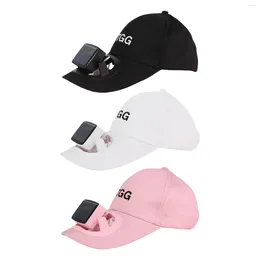 Wide Brim Hats Sun Visor With Fan Beach Hat Solar Or USB Charging Built In