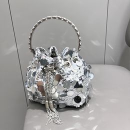 Rhinestones Evening Bag Purses and handbag luxury Designer shoulder bags Shiny Crystal Clutch purse bucket bag For Girls Party Cluth Wallets