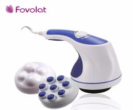 5 In 1 Full Relax Tone Spin Body Massager 3d Electric Full Body Slimming Massager Roller Cellulite Massaging Smarter Device J190702350489