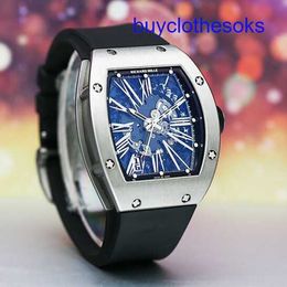 Lastest RM Wrist Watch RM023 Automatisk mekanisk klocka RM023 Titanium Metal Chronograph