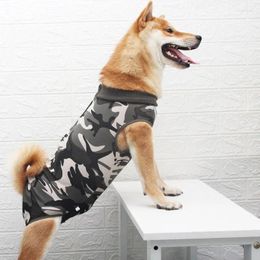 Dog Apparel Pet Clothes Recovery Suit Dogs Soft Jumpsuit Postoperative Care Nursing Anti Licking Wounds