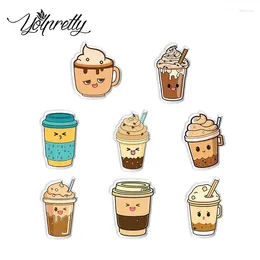 Brooches 2024 Arrival Fashion Cartoon Cute Coffee Cups Love Handcraft Acrylic Epoxy Badge Pin Lapel Pins