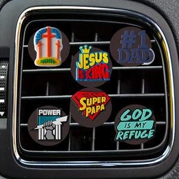 Car Air Freshener Alphabet Chart Cartoon Vent Clip Clips Outlet Per Conditioner For Office Home Decorative Drop Delivery Otne2